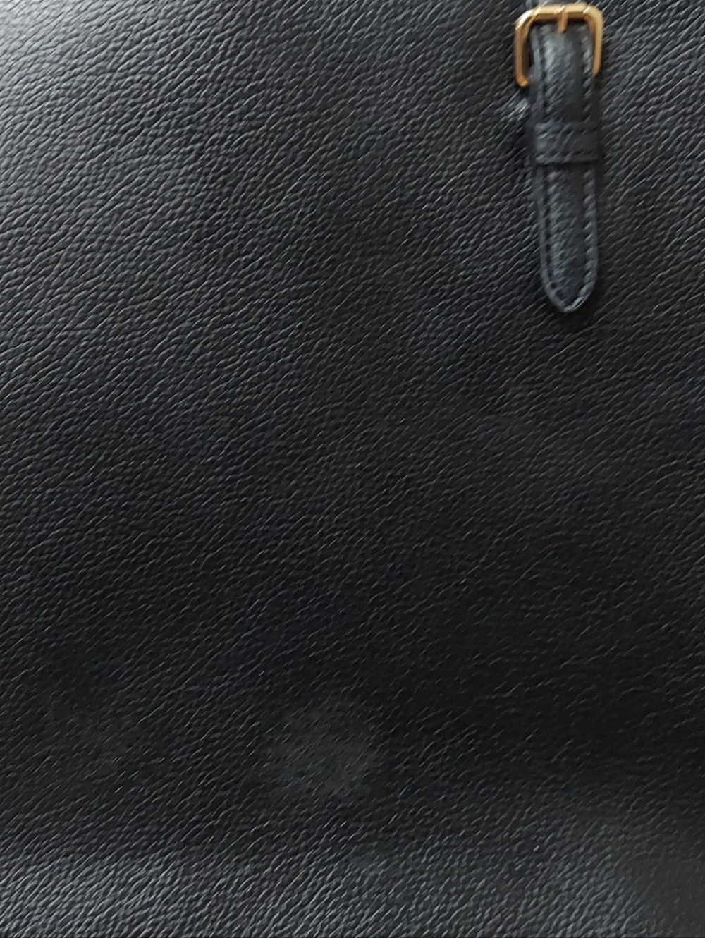 Coach Mollie Three Compartment Center Zip Black Leather Tote No. 1671 - Picture 7 of 10